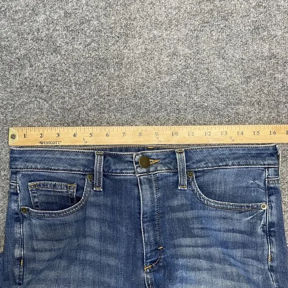 Spanx The Slim-X Casual Cuffed Jeans Womens Size 29 Medium Wash Denim Stretch - Picture 5 of 8